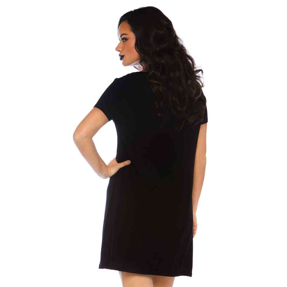 Leg Avenue - Fangtastic Jersey Kostüm Kleid - Schwarz